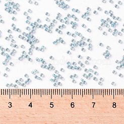 TOHOラウンドシードビーズ  日本製シードビーズ  （263)つの内側の色のabクリスタル/ライトカプリ  15/0  1.5mm  穴：0.7mm  約3000個/10g&nbsp;X-SEED-TR15-0263