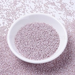 MIYUKIデリカビーズ  シリンダー  日本製シードビーズ  11/0  (db1457) シルバーラインのペールローズオパール  1.3x1.6mm  穴：0.8mm  約20000個/袋  100 G /袋&nbsp;SEED-J020-DB1457