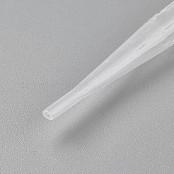 使い捨てプラスチックホールピペット  エッセンシャル オイル ピペット ティアドロップ  ホワイト  115x9mm  容量：0.5ml（0.01液量オンス）&nbsp;MRMJ-WH0028-01-0.5ml