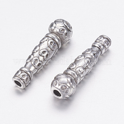 チベット風合金ビーズ  チューブ  アンティークシルバー  鉛フリー＆カドミウムフリー  22.5x7mm  穴：2.4mm&nbsp;LF0688Y