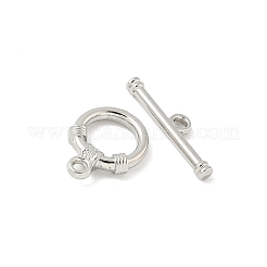 合金マンテル  カドミウムフリー＆鉛フリー  ラックめっき  リング  プラチナ  リング：14.5x11x3mm  穴：1.6mm  バー：5x19x2.5mm  穴：1.6mm&nbsp;FIND-B047-08P
