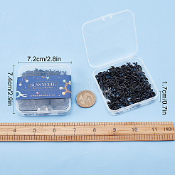 ハロウィン合金ペンダント50個。  クモ  電気泳動黒  17x13.5x2.5mm  穴：1.8mm&nbsp;FIND-SC0003-15