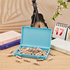 プラスチック箱  ビーズ保存容器  長方形  ミックスカラー  17.5x11.2x2.7cm  4色  1pc /カラー  4個/セット&nbsp;CON-GA0001-04