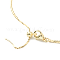 真鍮のチェーンブレスレット  18KGP本金メッキ  0.15cm  内径：2-1/2インチ（6.5cm）&nbsp;BJEW-M201-01G