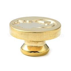 DIYスクラップブック  真鍮ワックスシーリングスタンプヘッド  オオカミ  ゴールドカラー  25x14mm&nbsp;AJEW-WH0099-025
