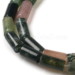 天然石インディアン瑪瑙ビーズ連売り  コラム  8x4mm  穴：0.7mm  約48個/連  15.35~15.43''（39~39.2センチメートル）&nbsp;G-B091-A11-01
