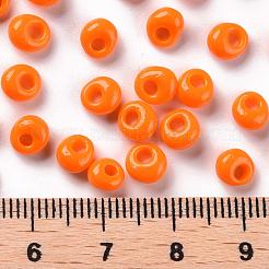TOHO差し玉ビーズ  日本製シードビーズ  （42d）不透明なライトオレンジ  6x5.5x3.5mm  穴：2mm  約450 G /袋&nbsp;SEED-TM05-42D