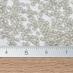 MIYUKIデリカビーズ  シリンダー  日本製シードビーズ  11/0  （db1711)パールライニンググレーミストab  1.3x1.6mm  穴：0.8mm  約20000個/袋  100 G /袋&nbsp;SEED-J020-DB1711