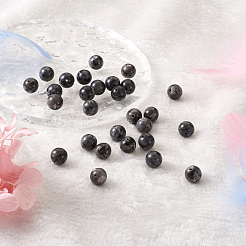天然ラブラドライトの丸いビーズ  12mm  穴：1mm  30個/セット&nbsp;G-FW0001-02