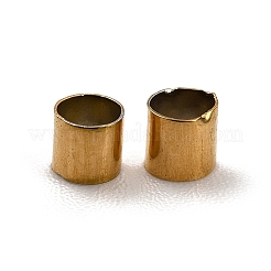 イオンプレーティング（IP）304ステンレスビーズ  コラム  18KGP本金メッキ  2.5x2.5mm  穴：2mm&nbsp;STAS-H0179-01E-G