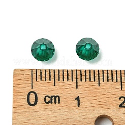 プレシオサ®クリスタルビーズ  チェコクリスタル  双円錐形(451 69 302 ロンデル)  エメラルド50730個  5mm  穴：1mm&nbsp;Y-PRC-BA5-50730