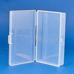 プラスチックビーズ収納ケース  直方体の  透明  13.2x7.7x3cm  6pc  カートン：20x15x10cm&nbsp;CON-BC0004-13