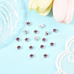 プレシオサ® マキシマ クリスタル 縫い付けカップ  チェコクリスタル  真鍮製爪付き台座付き  719 37 085 チャトン（丸）  銀  ライトアメジスト 20020 個  ss29（6.15~6.35mm）&nbsp;X-PRC-SS29-20020-S
