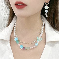 DIYジュエリー作りキット  不透明アクリルビーズとペンダント  混合形状  ライトスカイブルー  7.5~19.5x7.5~20x4~11mm  穴：1.4~1.8mm  約20g /セット  20~25個/セット&nbsp;MACR-CJC0004-20D