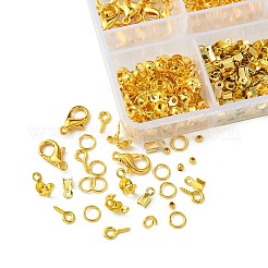 DIY 合金ジュエリー作りキット  ゴールドカラー  5~8mm  穴：0.7~2mm&nbsp;DIY-FS0005-90
