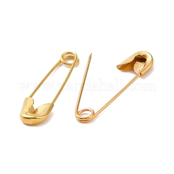 金属色の鉄製安全ピン  ゴールドカラー  20x5x1.5mm&nbsp;X-NEED-D001-2