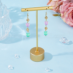 9袋 9色アクリルビーズ  虹色メッキ  ハート  ミックスカラー  8.5~9x8~8.5x4~4.5mm  穴：1.8mm  100個//袋&nbsp;OACR-DC0001-16