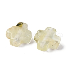 天然混合宝石ビーズ  クロス  8x8x3mm  穴：1.2mm&nbsp;G-K369-04