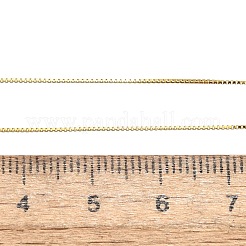925スターリングシルバーベネチアンチェーンネックレス  スプリングリングの留め金と  細いチェーン  ゴールドカラー  18インチ（45.7cm）  0.6mm&nbsp;STER-M086-03B