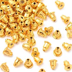 鉄弾丸ピアスキャッチ  ピアスバックキャッチ  ゴールドカラー  6x5mm  穴：1mm&nbsp;IFIN-YW0001-71G