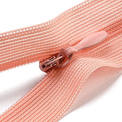 服飾材料  ナイロンジッパー  ファスナー部品  ライトサーモン  40x2.5cm&nbsp;LS-FIND-WH0006-40cm-152