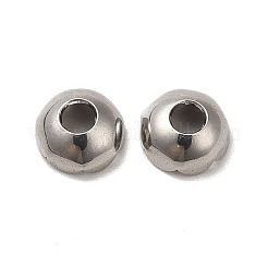 変色しない304ステンレススチールビーズキャップ  マルチ花弁  花  ステンレス鋼色  6x2.5mm  穴：2mm&nbsp;STAS-D244-02P