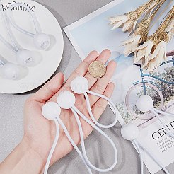 ボールバンジー  コードを結ぶ  タープ用  キャノピーシェルター  壁パイプ  ホワイト  36個/セット&nbsp;OCOR-NB0001-22A