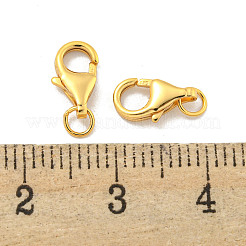 925スターリングシルバーカニカン  18KGP本金メッキ  12x5x2mm&nbsp;LS-STER-C005-10G