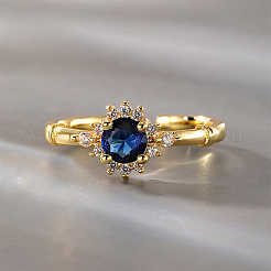 女性用真鍮オープンカフリング  ゴールドカラー  内径：16~18mm&nbsp;LS-VP2144