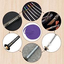10mの布リボン  ギフトアクセサリー  インディゴ  1/2インチ（13mm）  約10.94ヤード（10m）/セット&nbsp;OCOR-GF0005-98A