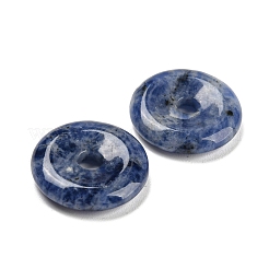 天然ブルースポットジャスパーチャイナセーフティバックルペンダント  15~16x3~4mm  穴：3mm&nbsp;LS-G-B052-12