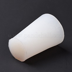 クリスマスのテーマDIYコーンキャンドルシリコーン型  香りのよいキャンドル作りに  ホワイト  74x53mm  内径：41mm&nbsp;DIY-G049-05