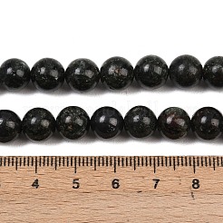 天然セラフィナイトビーズ連売り  ラウンド  8~8.8mm  穴：0.9mm  約44個/連  14.84''（37.7センチメートル）&nbsp;G-H337-A03-04