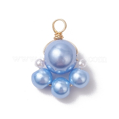 ラウンド  ゴールドカラー  24x16x10mm  穴：2.2mm&nbsp;PALLOY-JF03612-02