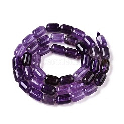 天然石アメジストビーズ連売り  コラム  9~9.5x6mm  穴：0.9~1mm  約42~43個/連  15.24~15.8''（38.7~39.5センチメートル）&nbsp;G-G980-38