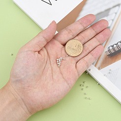 ラックメッキ真鍮丸型スペーサービーズ  カドミウムフリー＆鉛フリー  銀色のメッキ  3mm  穴：1mm&nbsp;X1-KK-I601-3mm-S-RS