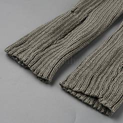 70cmバレエトゥウォーマー  保温レッグウォーマー  グレー  700x90x9mm&nbsp;AJEW-WH20092-001B