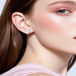 304ステンレススチール製ボルテックスカフイヤリング2個  男性女性のためのパンクスタイルのジュエリー  ステンレス鋼色  11x11.5x17mm&nbsp;EJEW-LP0009-20P