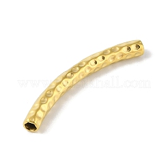 304ステンレス鋼湾曲チューブビーズ  ゴールドカラー  36.5x4mm  穴：2.5mm&nbsp;STAS-M071-03A-G