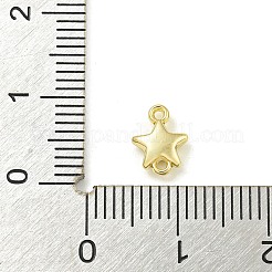 合金コネクタチャーム  ゴールドカラー  スター  8.5x6.5x3mm  穴：1mm&nbsp;PALLOY-F310-01G-02