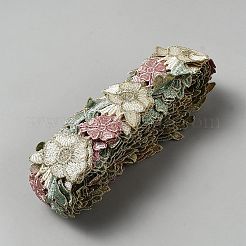 ポリエステルフラワー  DIY 裁縫装飾  カラフル  50x2mm&nbsp;DIY-WH0622-659