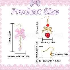 DIY 合金イヤリング ジュエリー作りキット  ミックスカラー  4~40x4~35x0.5~8mm  穴：1~3mm&nbsp;DIY-SC0028-95