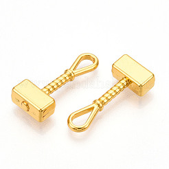 合金ペンダント  ハンマー  カドミウムフリー＆鉛フリー  18KGP本金メッキ  23.5x10x4.5mm  穴：5x3mm&nbsp;X1-PALLOY-N176-122G