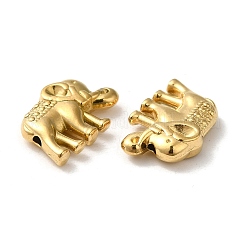 304ステンレススチールビーズ  象  18KGP本金メッキ  12x17x4mm  穴：1.5mm&nbsp;STAS-I203-07G