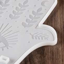 Diyのシリコーンキャンドル型  キャンドル作り用  ハムサの手  ホワイト  98~226x165~179x7~9mm  2個/セット&nbsp;DIY-A050-04