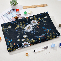 花柄ポリエステル生地  服飾材料  撥水性  カラフル  147.5x0.04cm&nbsp;DIY-WH0410-98