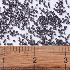 MIYUKIデリカビーズ  シリンダー  日本製シードビーズ  11/0  （db0279)クランベリー裏地エメラルド光沢  1.3x1.6mm  穴：0.8mm  約2000PCS /ボトル  10 G /ボトル&nbsp;SEED-JP0008-DB0279