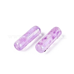 ピカソの透明ガラスのラッパビーズ  蘭  13x4mm  穴：0.9~1mm  約1125個/ポンド&nbsp;SEED-N010-02A-11