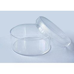 プラスチックビーズ収納ケース  ラウンド  12のコンパートメント  透明  3.8x2.1cm  容量：3ml（0.1液量オンス）&nbsp;CON-S039