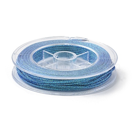 ポリエステルメタリック糸  魚糸入り  ラウンド  コーンフラワーブルー  1mm&nbsp;OCOR-D301-09-1